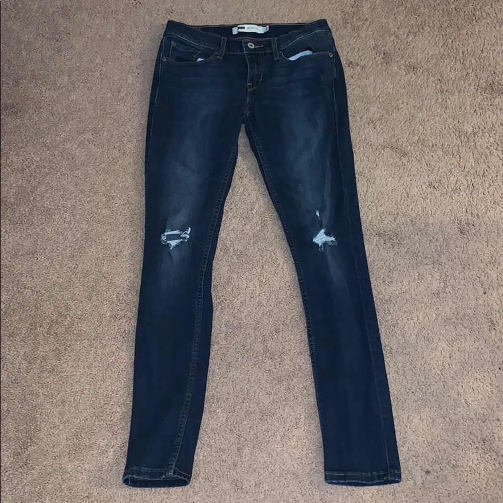 Ripped Levi Skinny Jeans